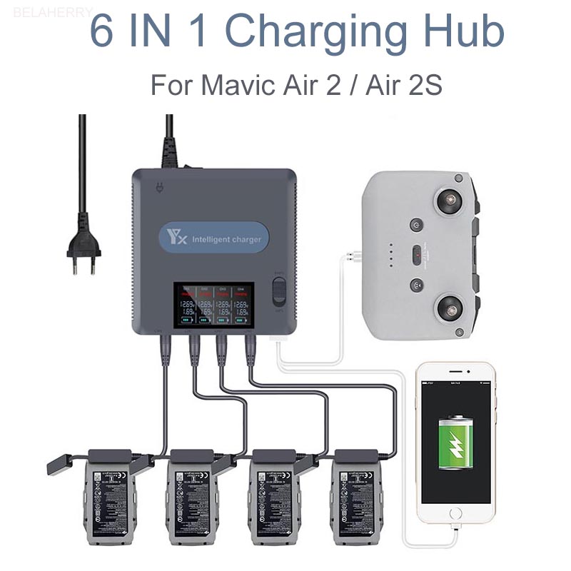 Drone Battery Balance Charger - Cargador de batería con pantalla Digital