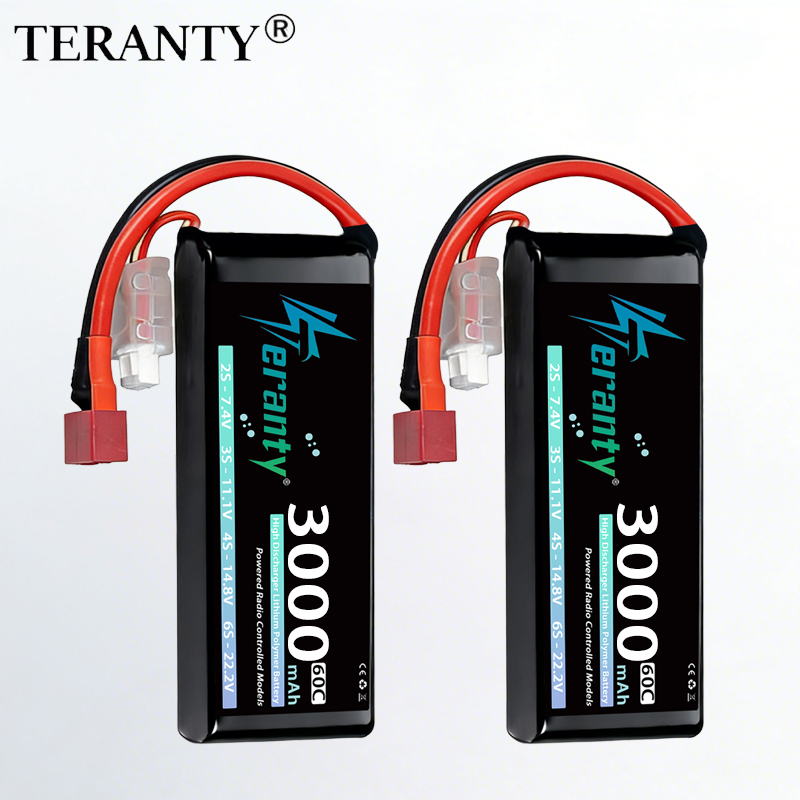 Drone Battery Connector - Batería Lipo TERANTY 2S 3000mAh 7.4V