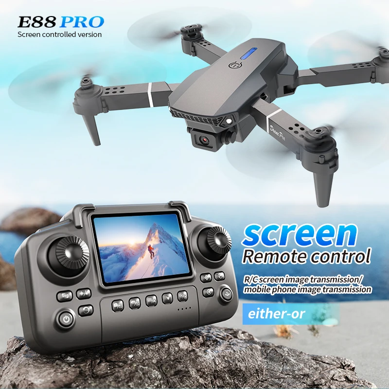 Drone Battery Case - Dron profesional E88 PRO con pantalla