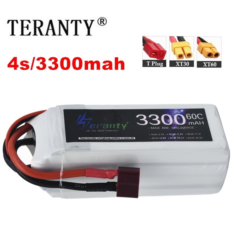 Drone Battery Connector - Batería recargable LiPo 4S 3300mAh 60C
