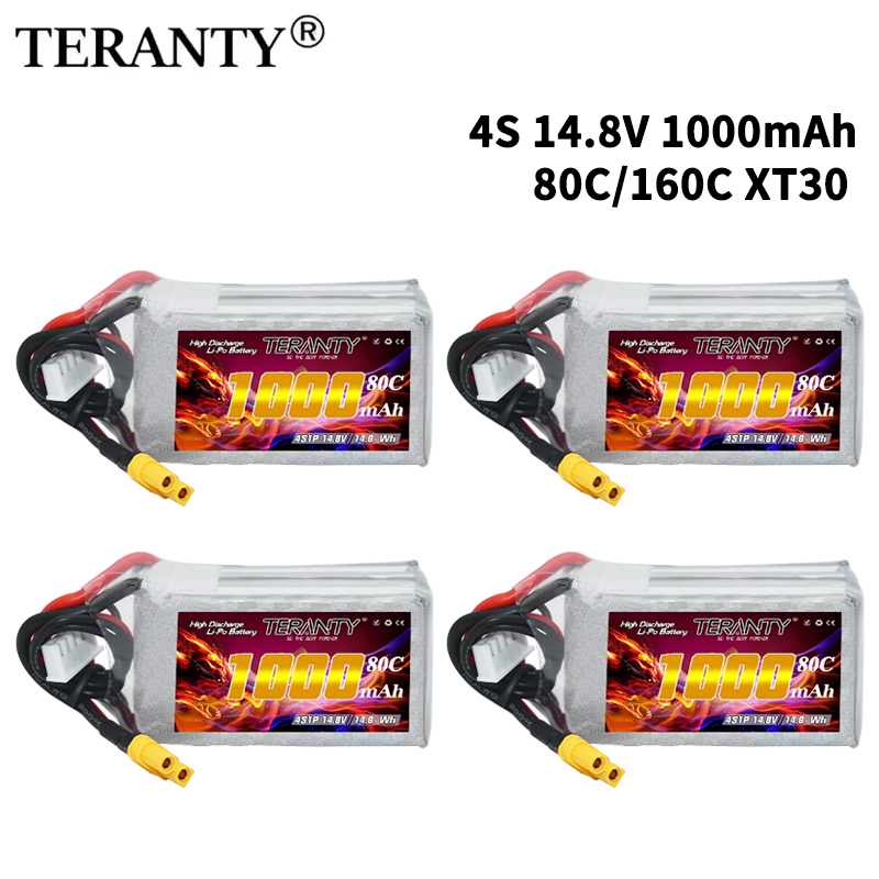 Drone Battery Connector - Batería Lipo TERANTY 4S 1000mAh 14.8V