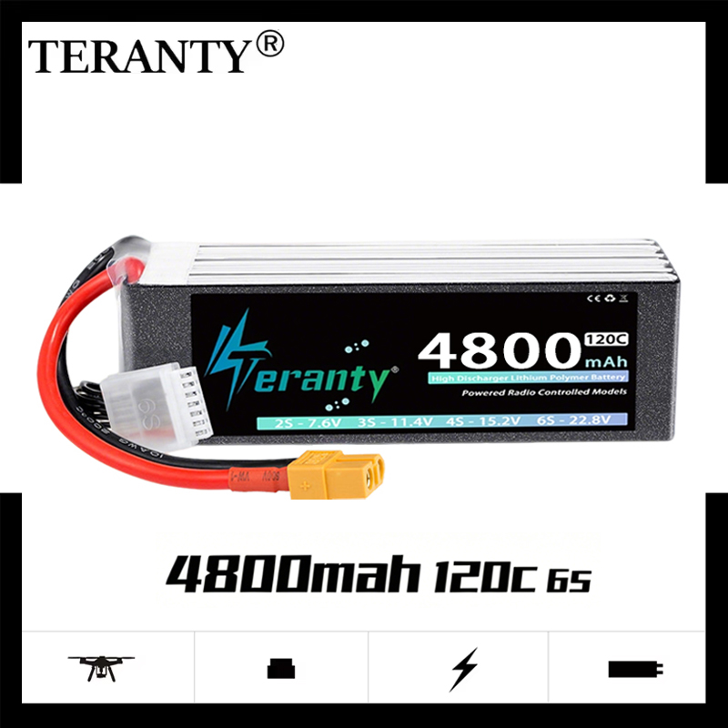 Drone Battery Connector - Batería Lipo TERANTY 6S 4800mAh 22.8V