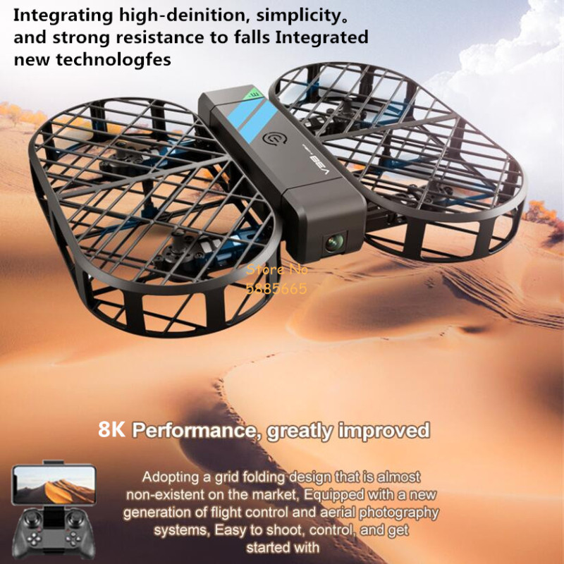 Cámara HD 8K 360 °   Protecció - Drone Battery Box reseña y precio