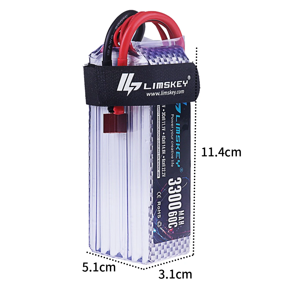 Batería Lipo NUEVA de 3300 mAh - Drone Battery 6S reseña y precio