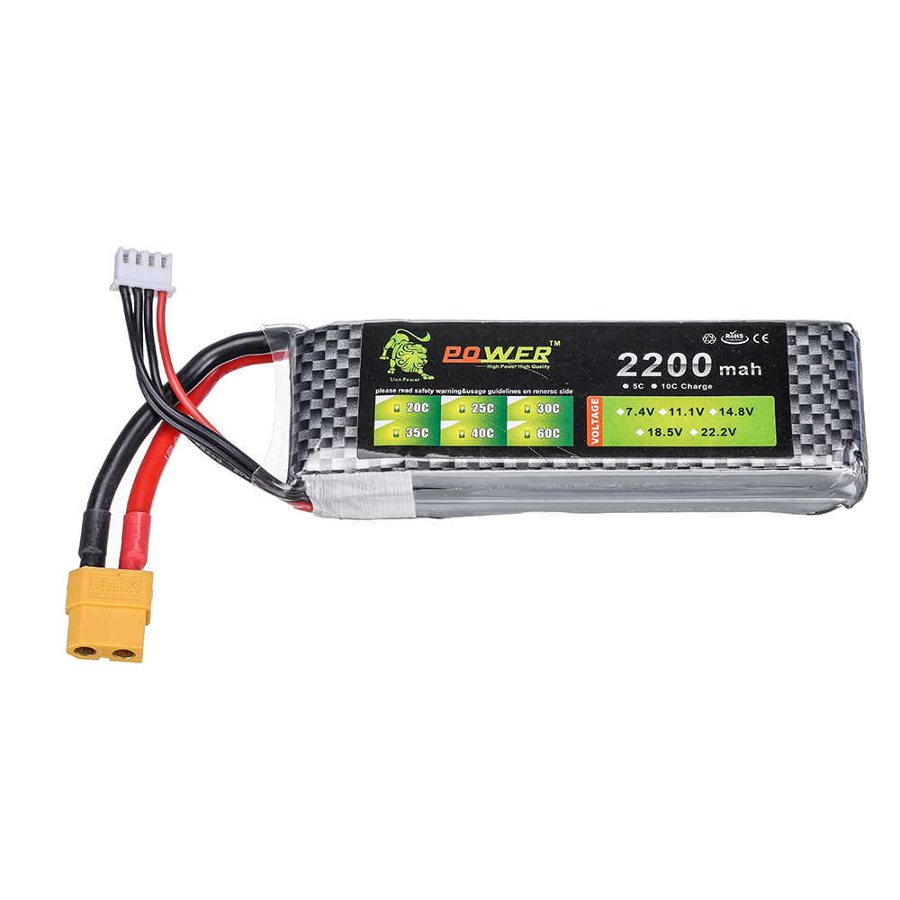 Batería Lipo 3S 11,1 V 35C 220 - Drone Battery 3S reseña y precio