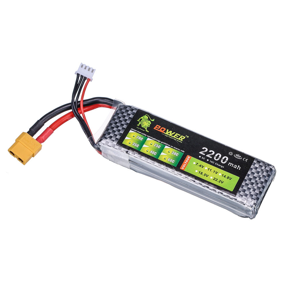 Batería Lipo 3S 11,1 V 35C 220 - Drone Battery 3S reseña y precio