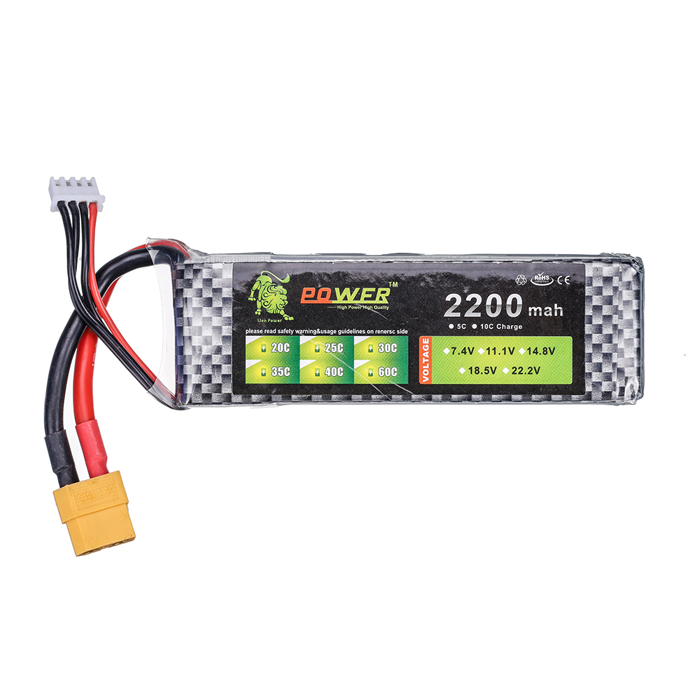Batería Lipo 3S 11,1 V 35C 220 - Drone Battery 3S reseña y precio