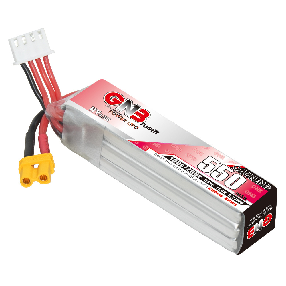 Batería Lipo GNB HV 11,4 V 550 - Drone Battery 3S reseña y precio