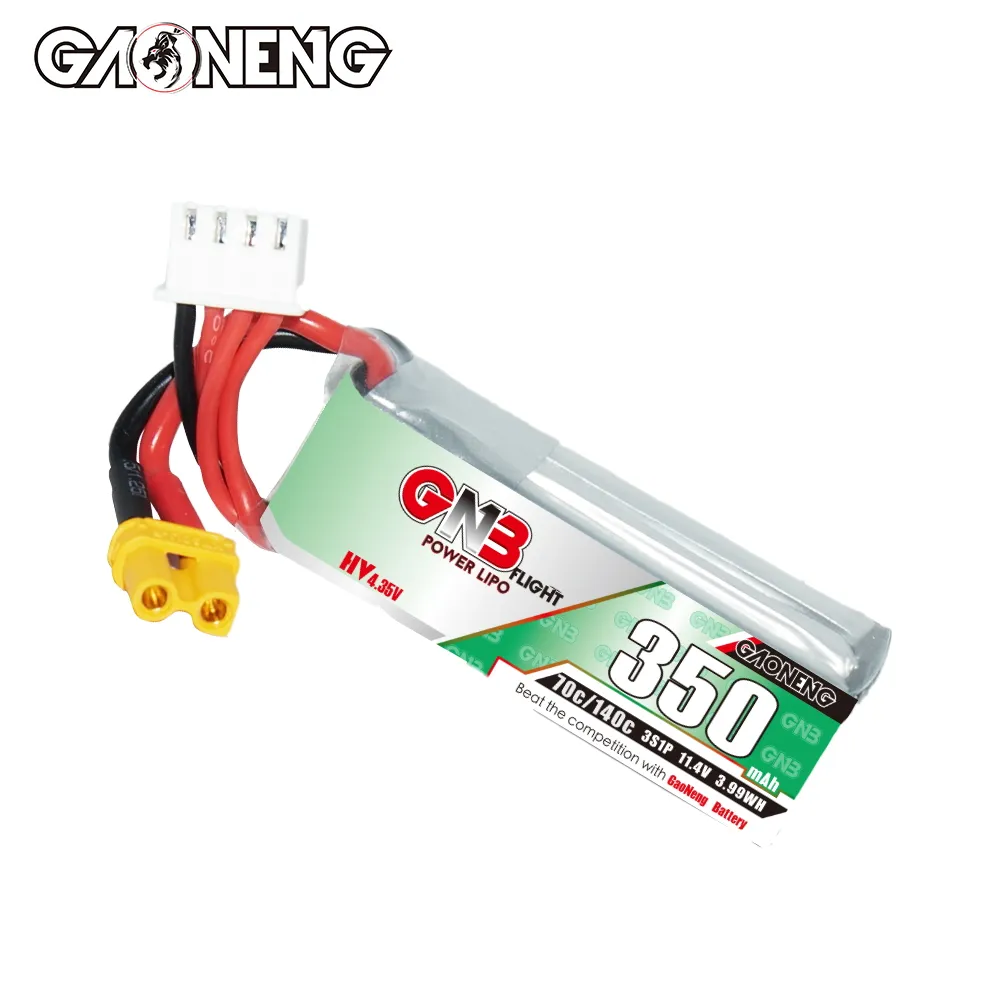 Batería LiPo Gaoneng GNB 350mA - Drone Battery 3S reseña y precio