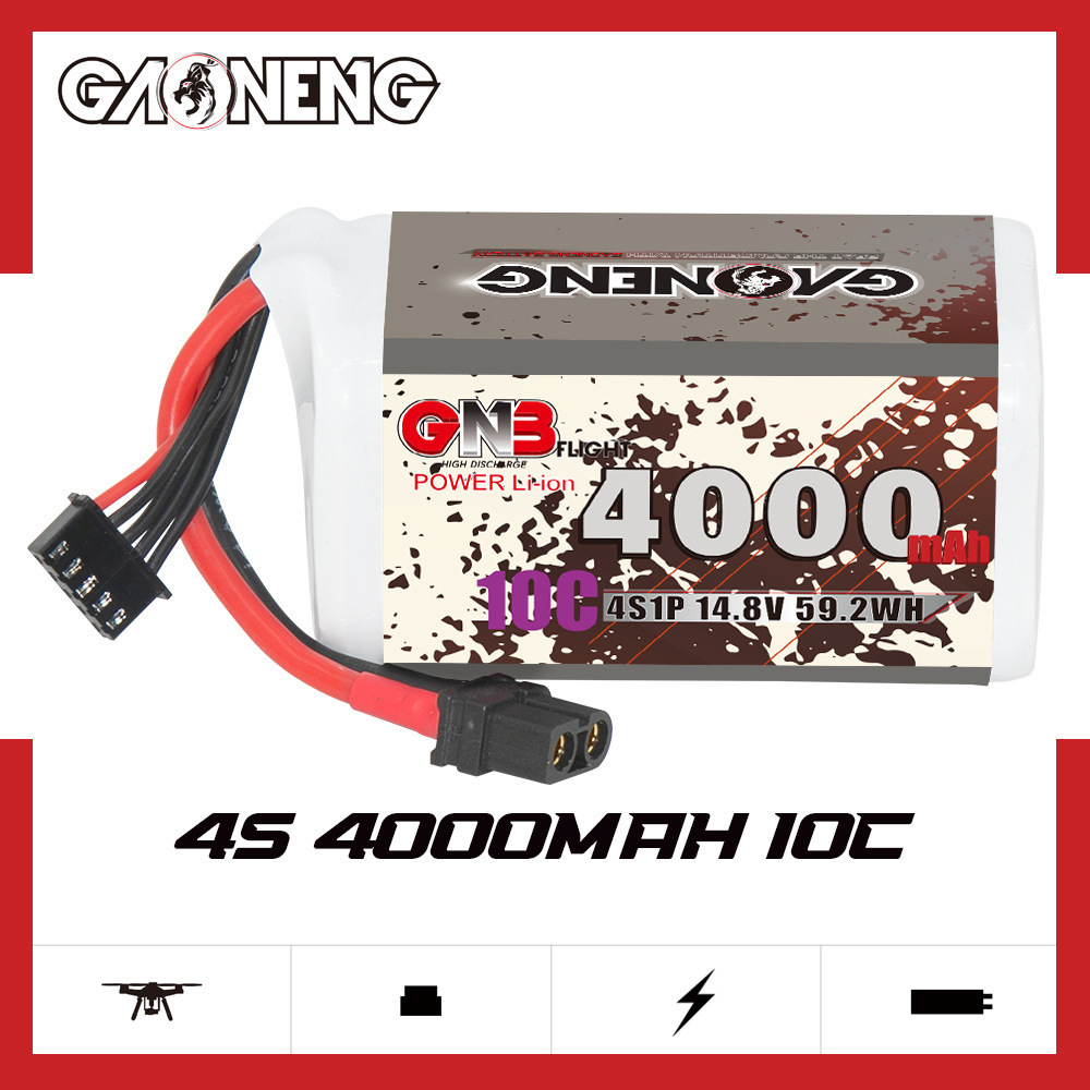 GNB 4000mAh 4S 14,8 V 10C 20C  - Drone Battery Connector reseña y precio