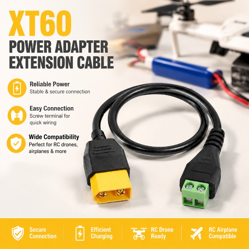 Conector XT60 Macho Hembra a C - Drone Battery Balance Charger reseña y precio