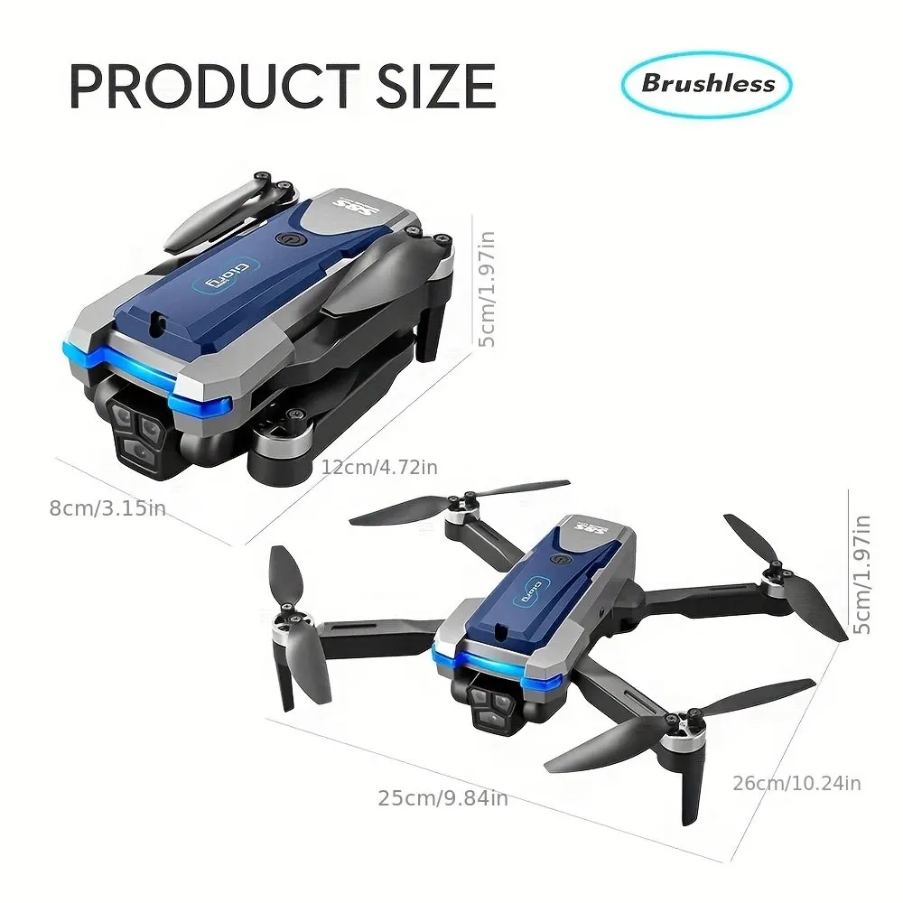 Dron plegable S8S con GPS, 5G, - Drone Battery Box reseña y precio